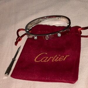 🚨CARTIER *INSPIRED* LOVE BRACELET WITH DIAMONDS!